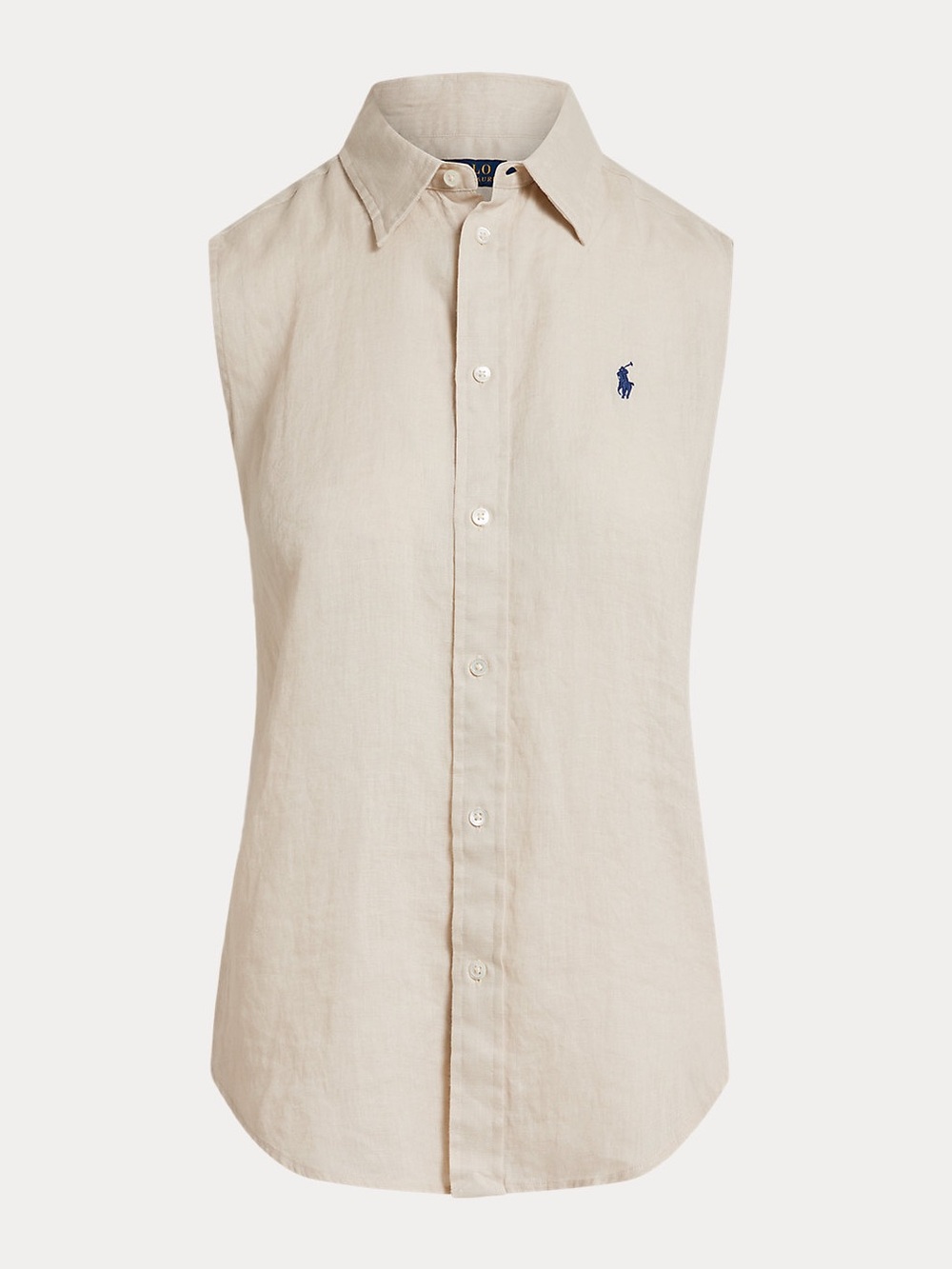 Polo Ralph Lauren Sleeveless Linen Shirt - Picture 3 of 6